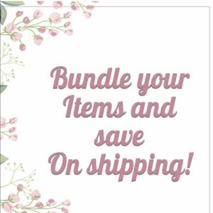 Bundle and make an offer to save on shipping !